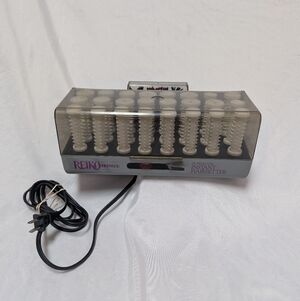 Vintage Reiko Burmax Model PHS-24 Professional Instant Hairsetter Hot Rollers 24